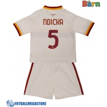 Fotballdrakt Barn AS Roma Evan Ndicka #5 Bortedraktsett 2026-27 Kortermet (+ Korte bukser)